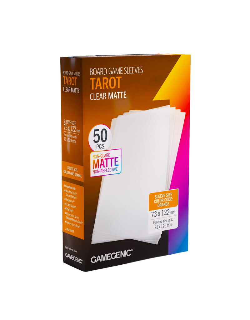 Gamegenic MATTE Board Game Card Sleeves - Tarot (72 x 122 mm)