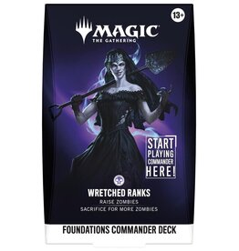 Wizards of the Coast MTG: Foundations - Wretched Ranks Starter Commander Deck (Pre-Order)