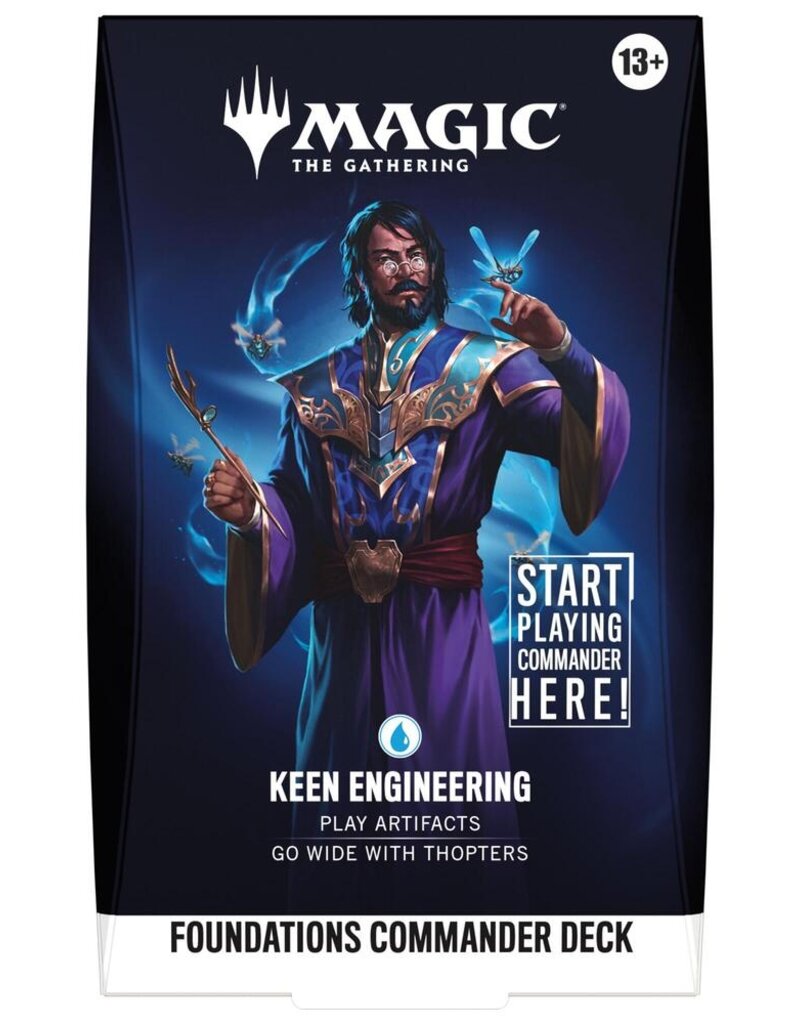 Wizards of the Coast MTG: Foundations - Keen Engineering Starter Commander Deck (Pre-Order)