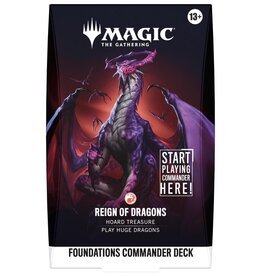 Wizards of the Coast MTG: Foundations - Reign of Dragons Starter Commander Deck (Pre-Order)