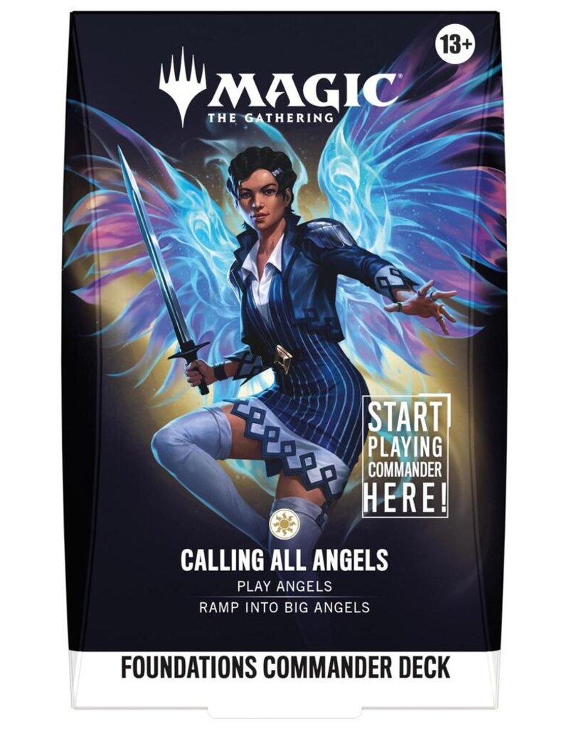 Wizards of the Coast MTG: Foundations - Calling All Angels Starter Commander Deck (Pre-Order)
