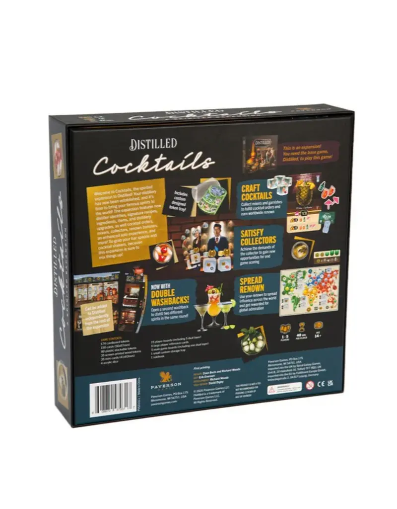 Paverson Games Distilled: Cocktails Expansion