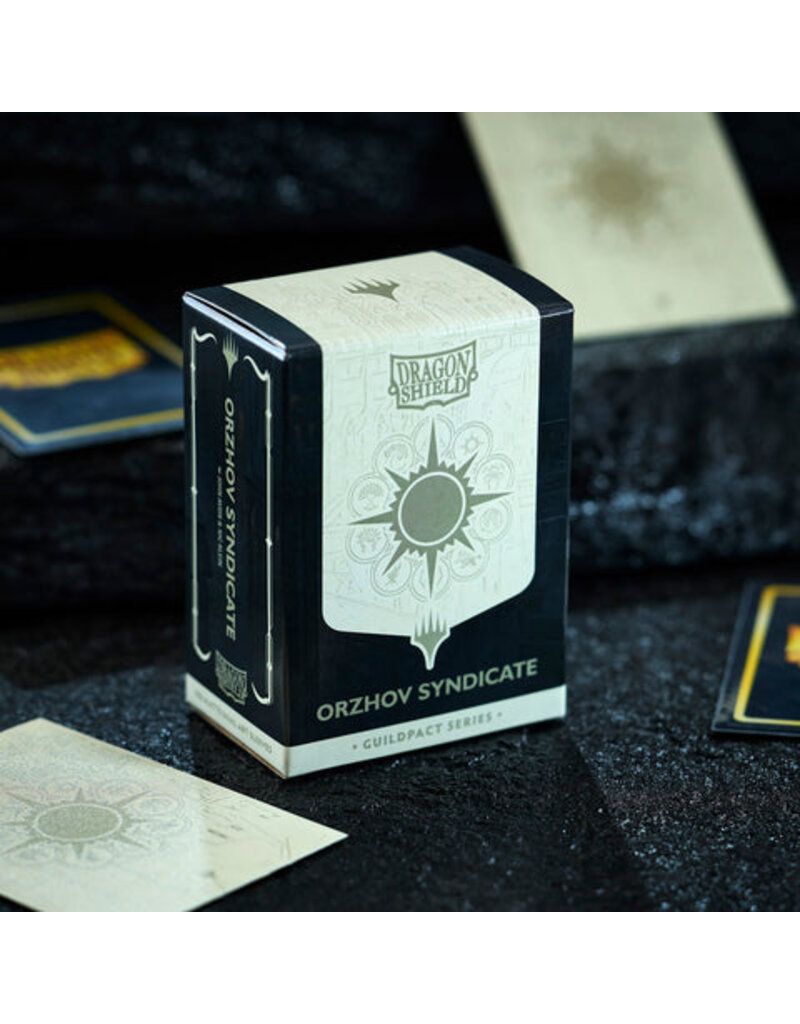 Arcane Tinmen Dragon Shield: Guildpact Art Sleeves - Orzhov