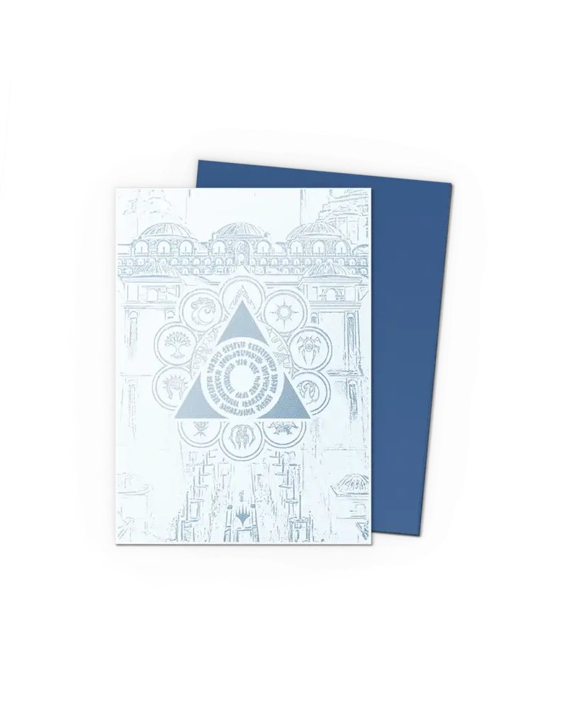Arcane Tinmen Dragon Shield: Guildpact Art Sleeves - Azorius