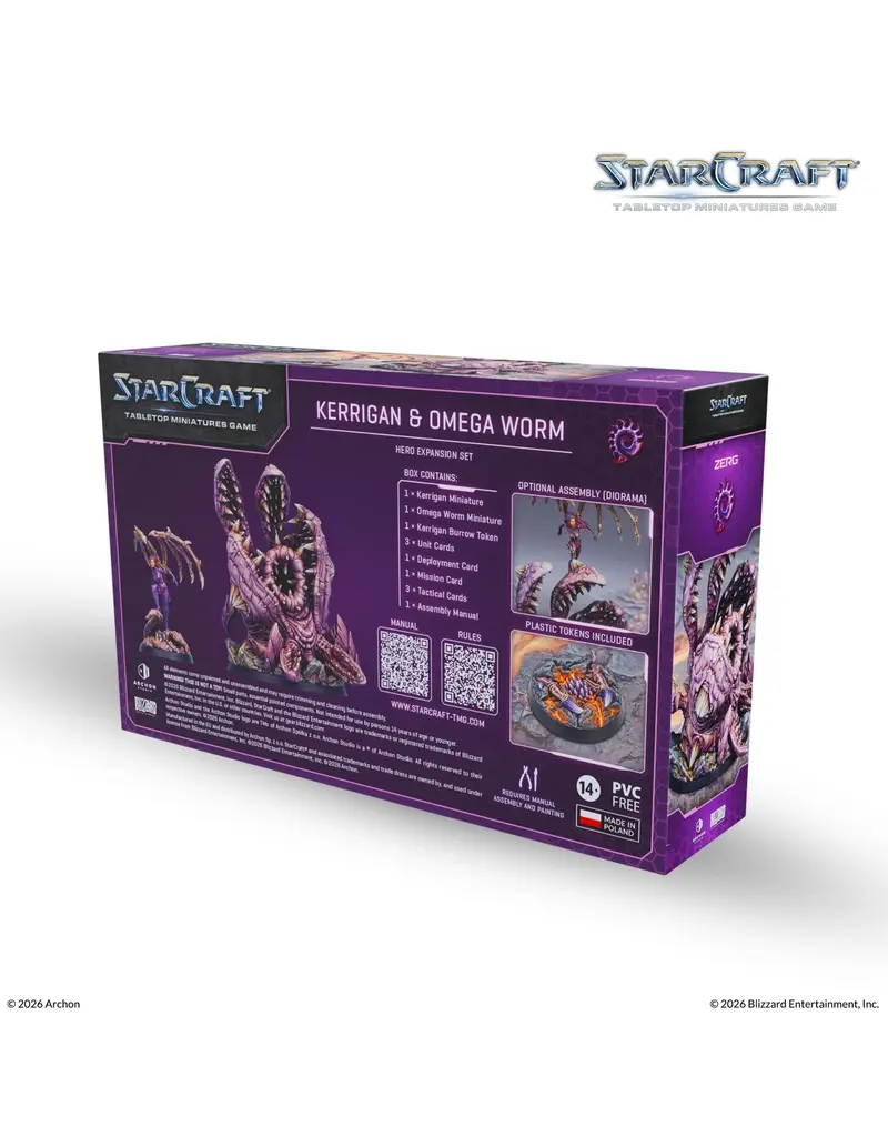 Archon Studio Starcraft - Kerrigan & Omega Worm