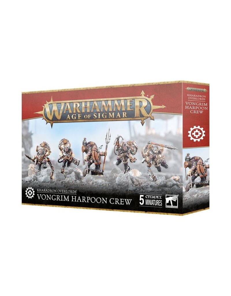 Games Workshop Vongrim Harpoon Crew - Warhammer AOS:  Kharadron Overlords