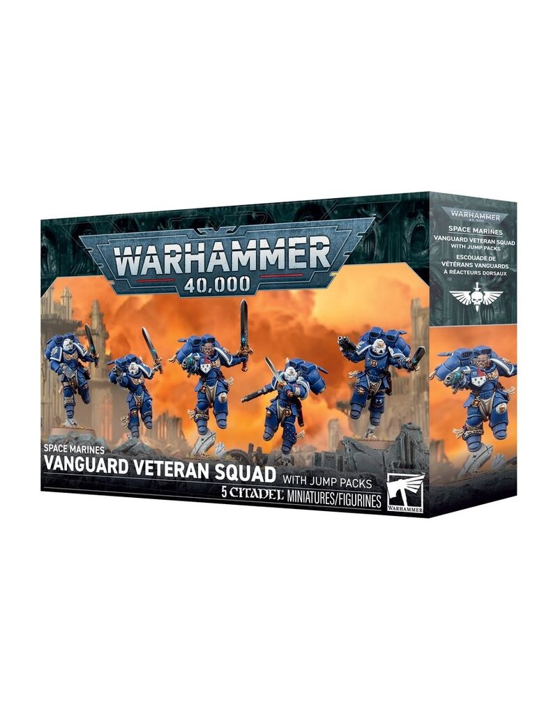 Games Workshop Warhammer 40k: Space Marines- Vanguard Veteran Squad with Jump Packs