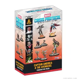 Atomic Mass Games Marvel Crisis Protocol: Captain America & Avengers Character Pack