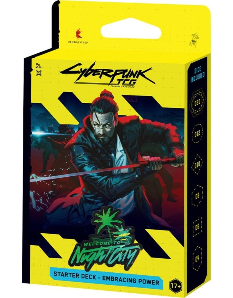 CD Projekt Red Cyberpunk TCG - Embracing Power Starter Deck Retail (Preorder)