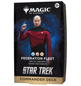 Wizards of the Coast MTG: Star Trek - Federation Fleet Commander Deck (Preorder)