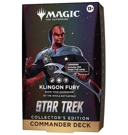 Wizards of the Coast MTG: Star Trek - Klingon Fury Commander Deck Collector's Edition (Preorder)