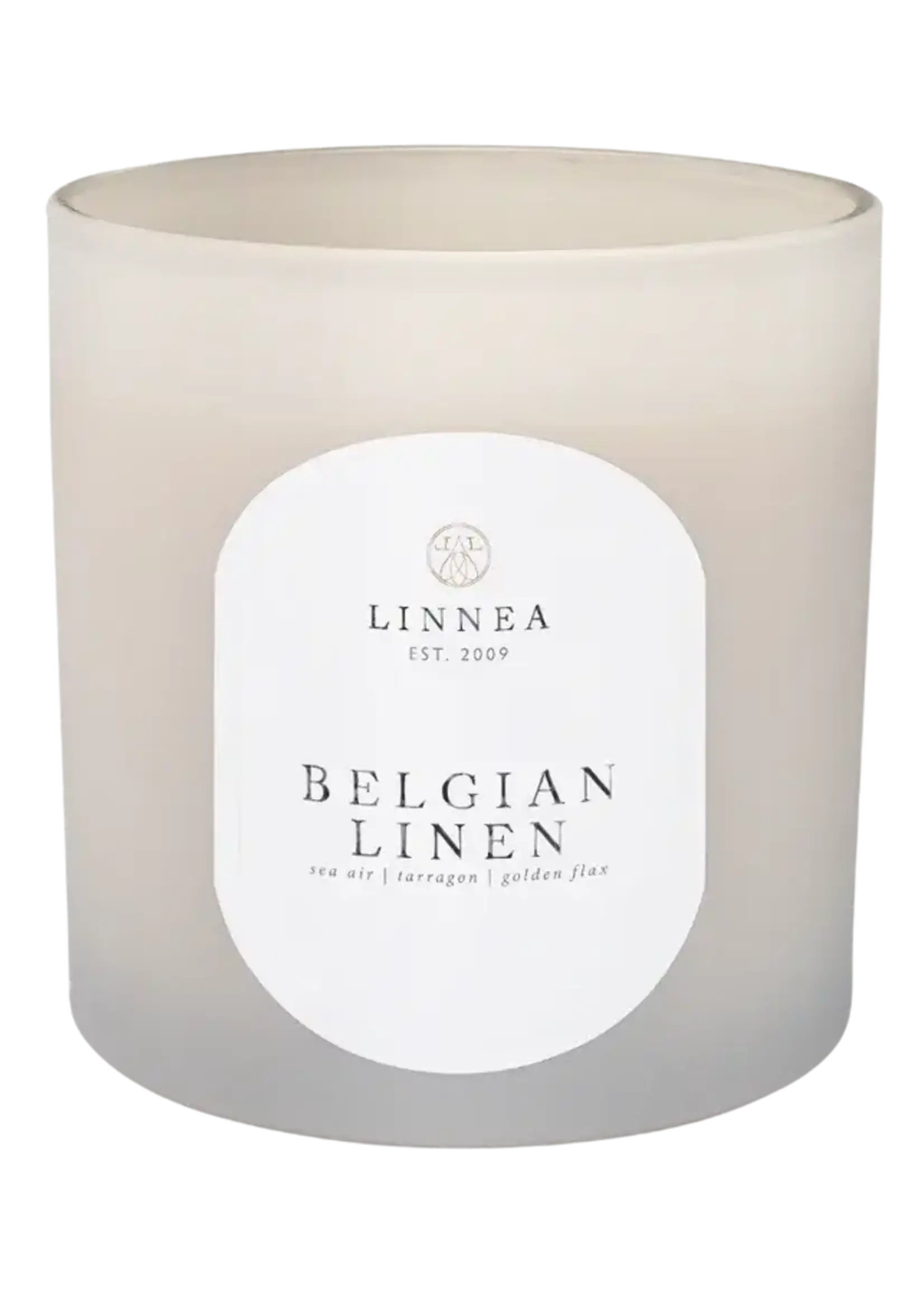 Linnea Linnea Belgian Linen 3-wick Candle