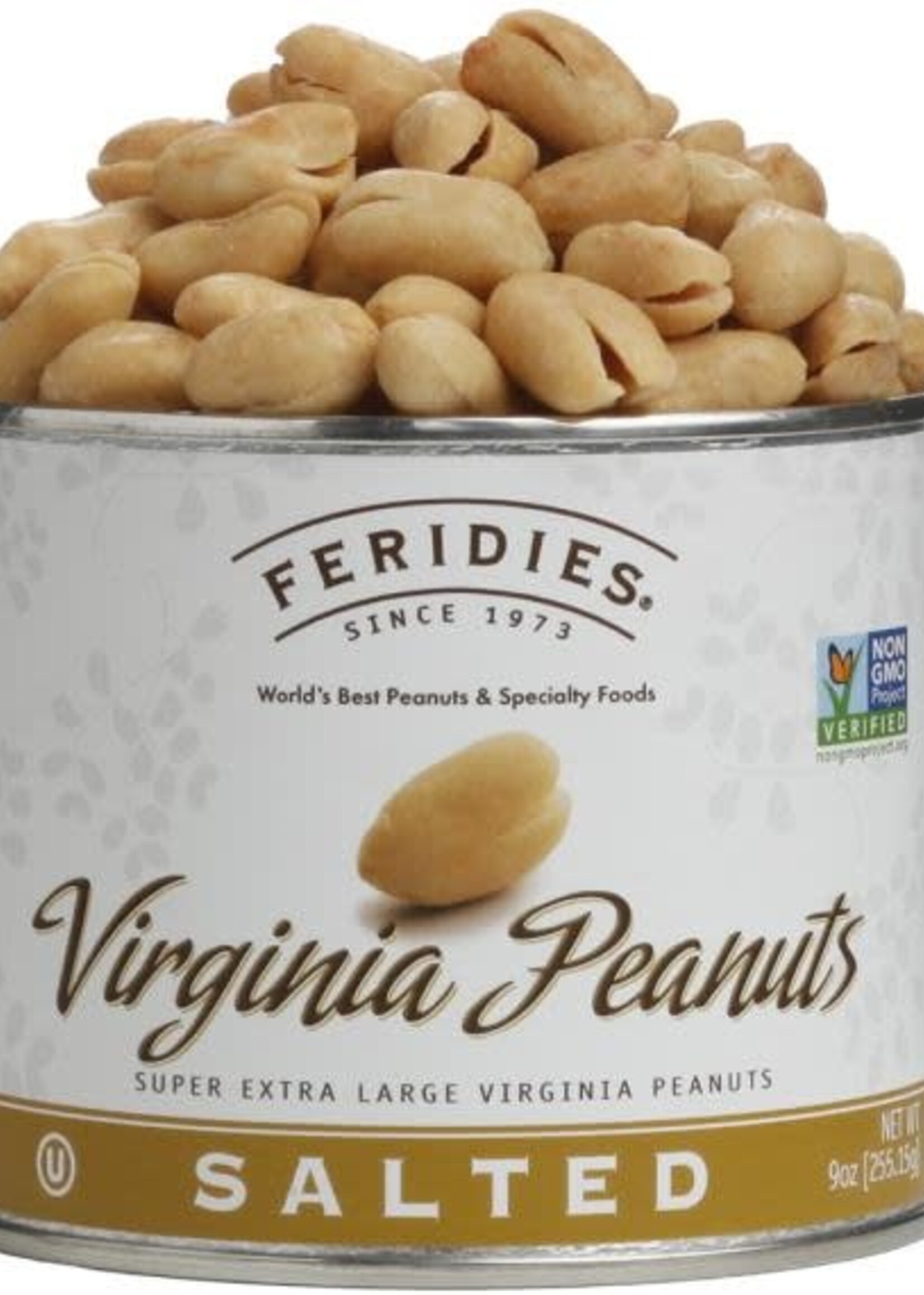Feridies Feridies Salted Virginia Peanuts, 9 oz