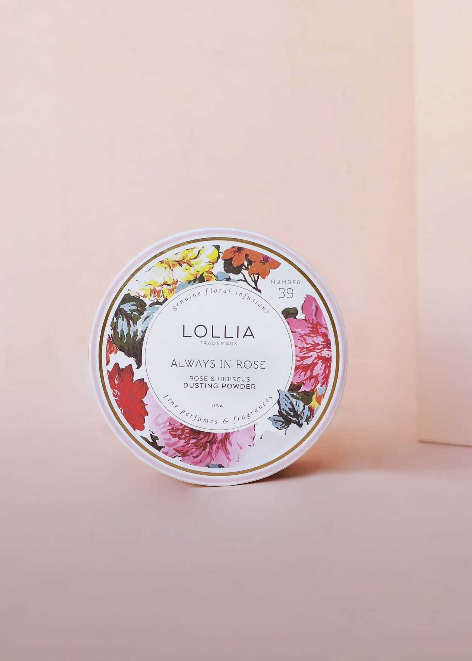 Lollia Always in Rose Dusting Powder 3oz