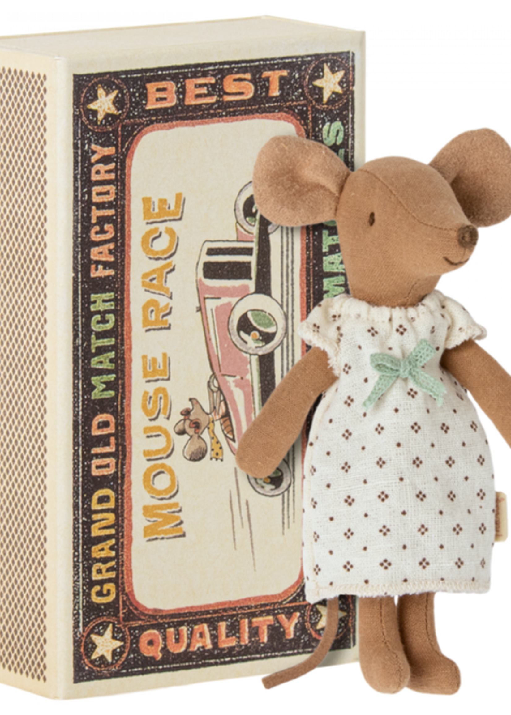 Maileg Maileg - Big Sister Mouse in Matchbox