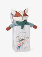 Elegant Baby Linen Toy Fox 10" boxed 25445