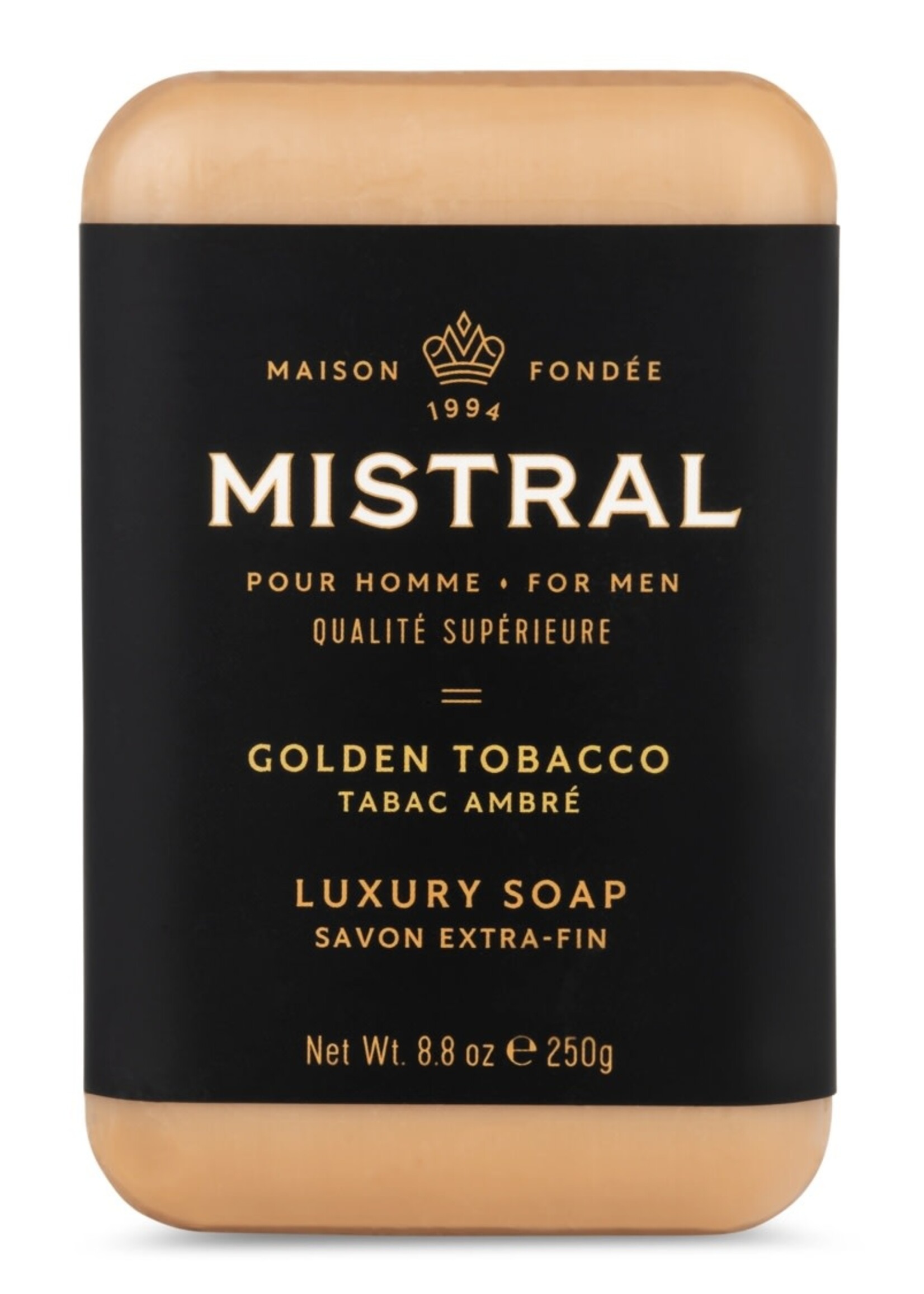 Mistral Mistral BAR SOAP 250g MENS BOURBON VANILLA MS8BV