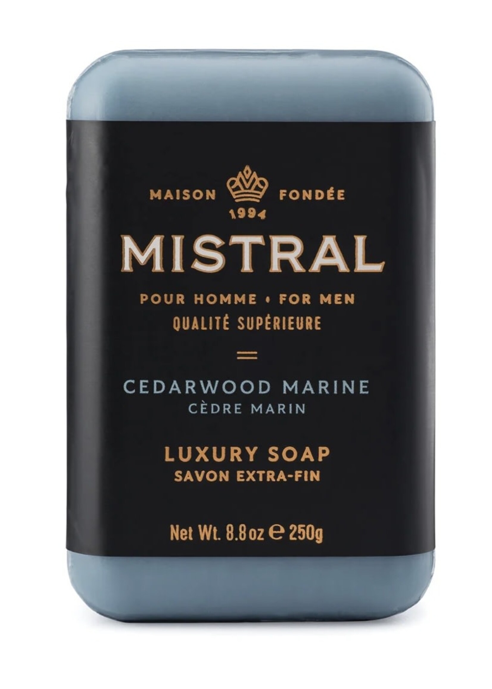 Mistral Mistral BAR SOAP 250g MENS CEDARWOOD MARINE MS8CM