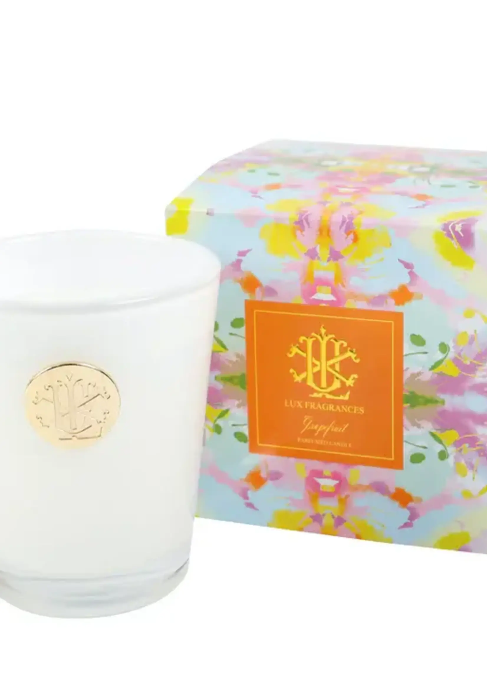 Lux Fragrance LUX Grapefruit 8 oz Designer Box Candle