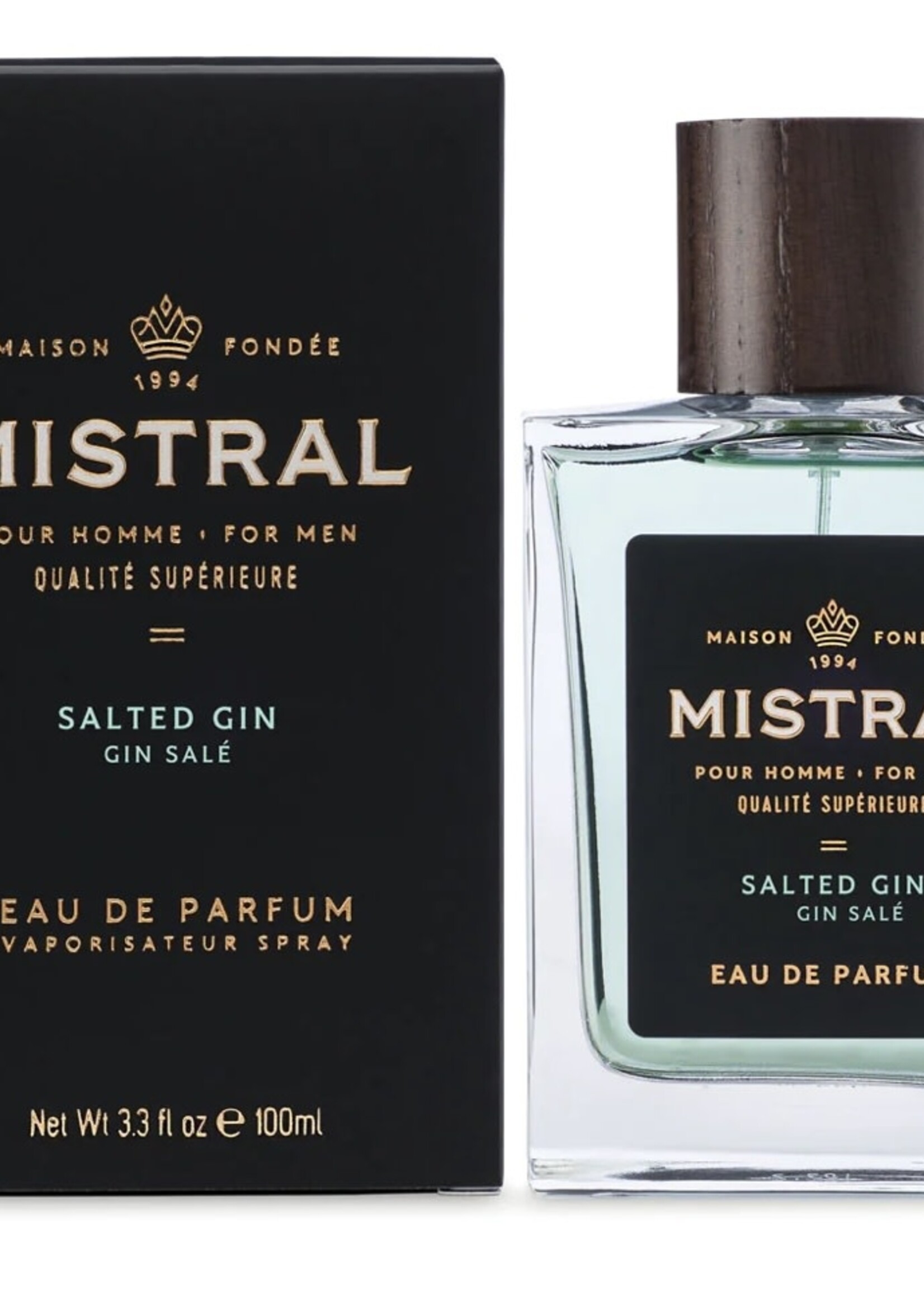Mistral Mistral MEN'S COLOGNE 100ml SALTED GIN MMPSG