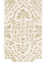 Caspari Caspari - ANNIKA IVORY/GOLD-PAPER LINEN - GUEST TOWEL AIRLAID DIE-CUT 12-IN