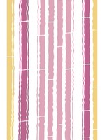 Caspari Caspari - BAMBOO STRIPE FUCHSIA/PINK - GUEST TOWEL - 17471G