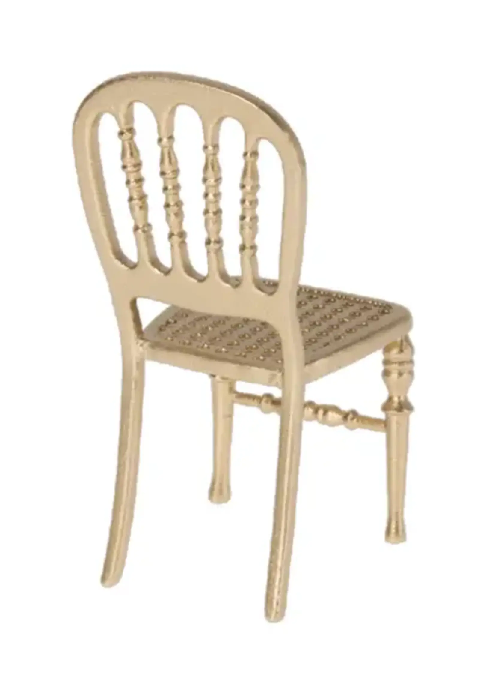 Maileg Maileg - Chair, Mouse - Gold
