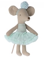 Maileg Little Sister Ballerina Mouse Light Mint