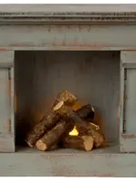 Maileg Maileg - Fireplace - Vintage Blue