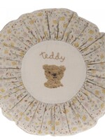 Maileg Maileg - Cushion Round small - Teddy, flower - 19-2526-01