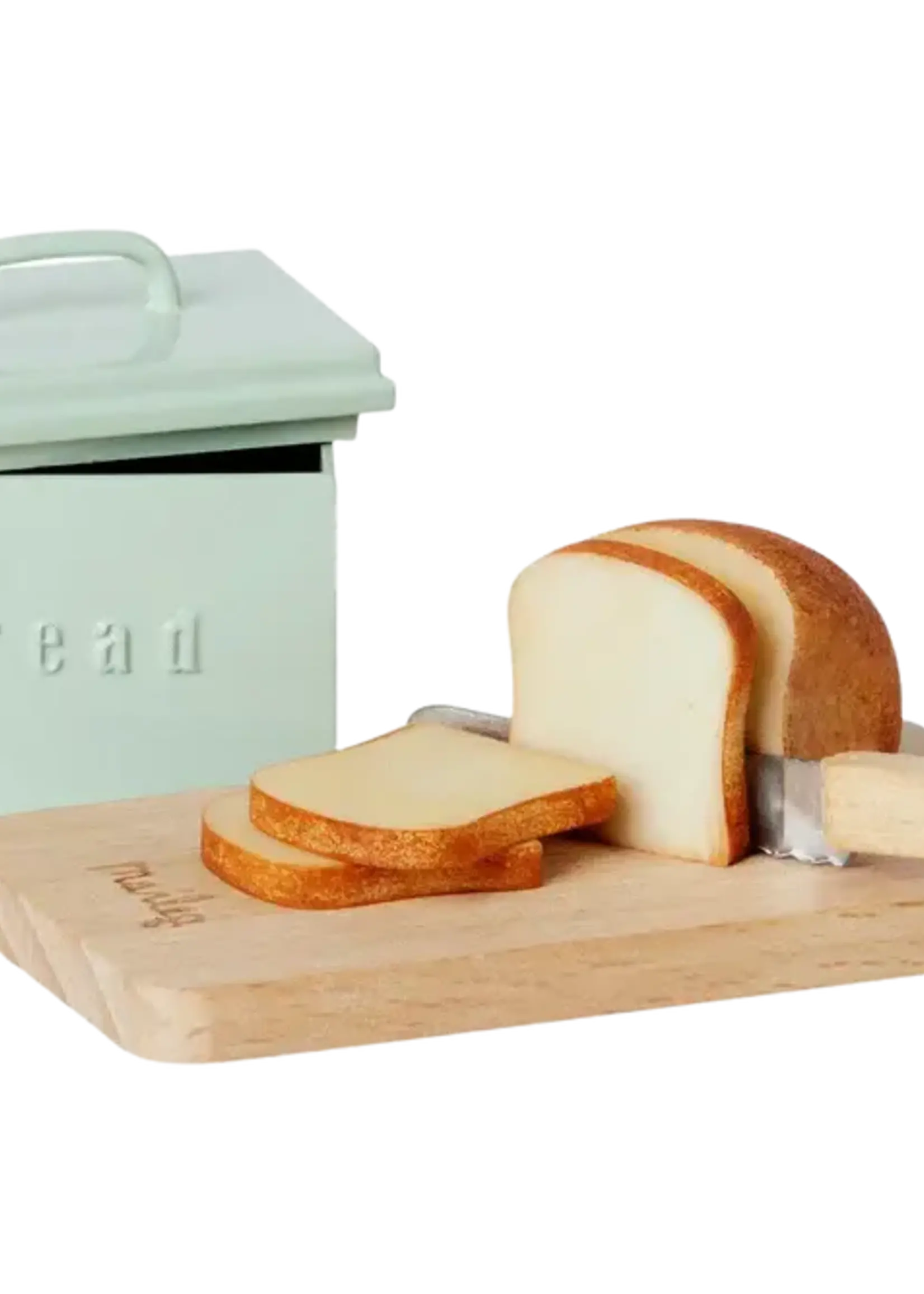 Maileg Maileg - Miniature bread box w. cutting board and knife