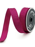 Farrisilk RK437-08 PLEATED HOT PINK METALLIC RIBBON 1"