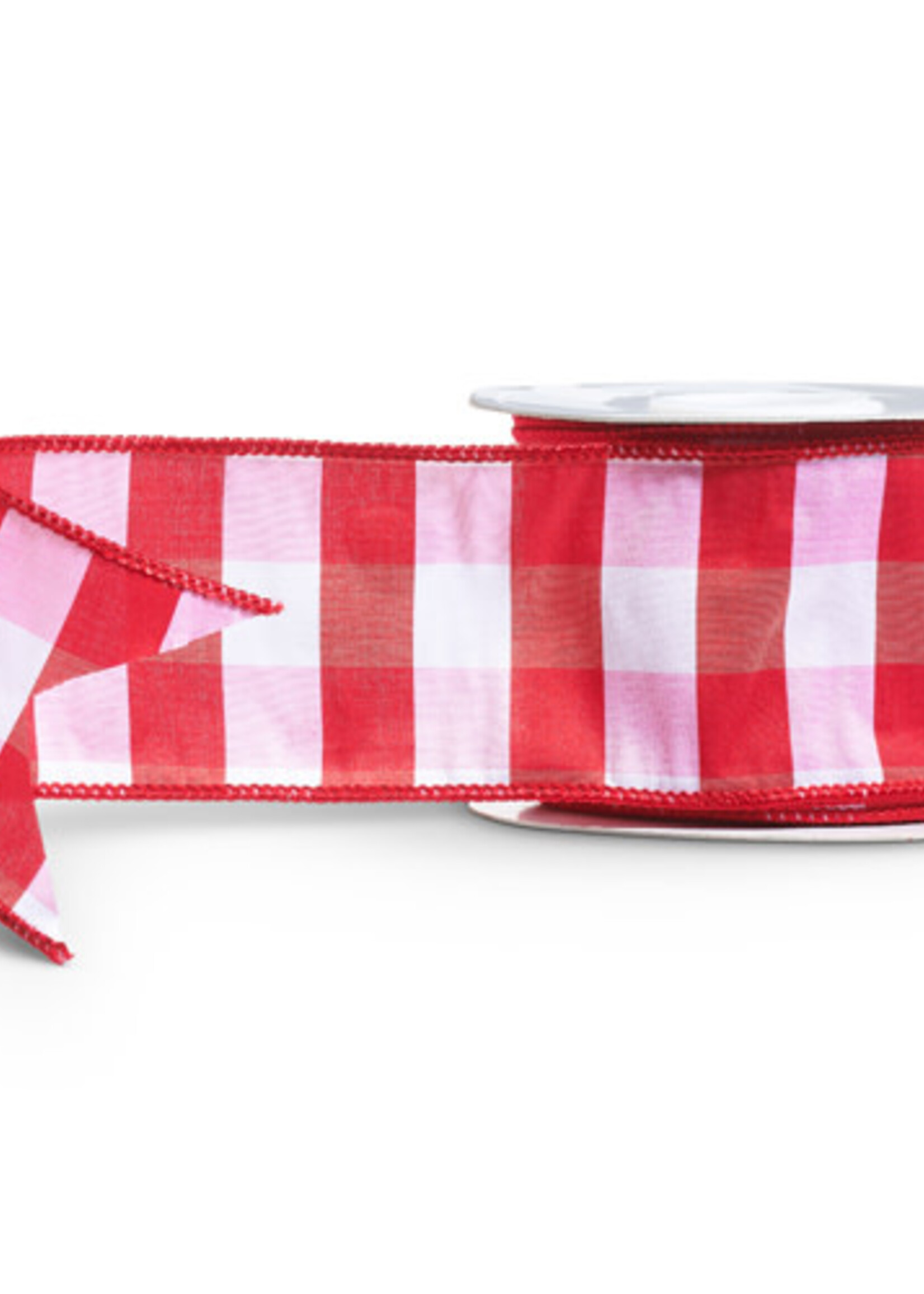 RAZ Imports R4471809 2.5" X 10 YDS GINGHAM RIBBON