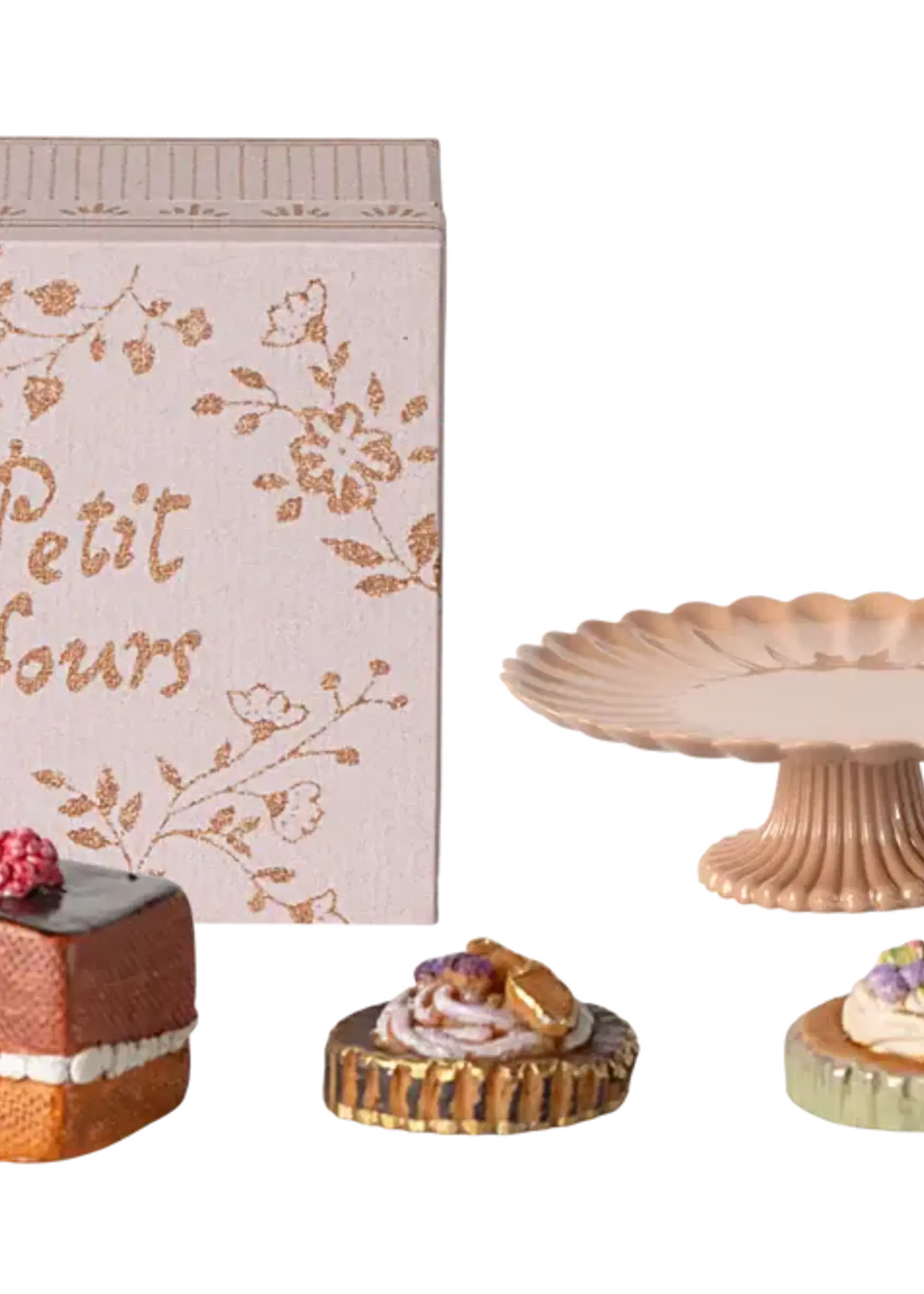 Maileg Maileg - Cakes and cakestand, Mini - 11-4121-00