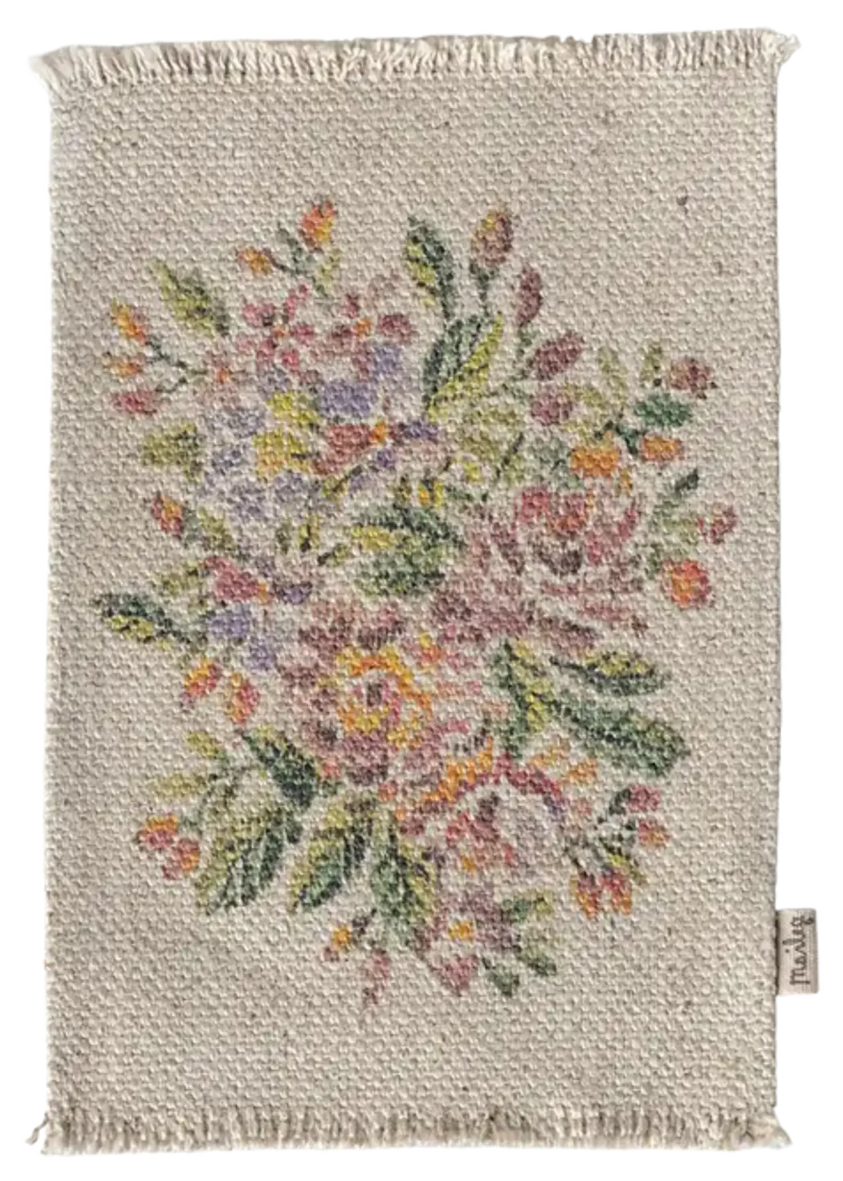 Maileg Maileg - Rug, Flowers - Medium - 11-4411-00