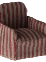 Maileg Maileg - Chair, Mouse - Stripe - 11-4413-01