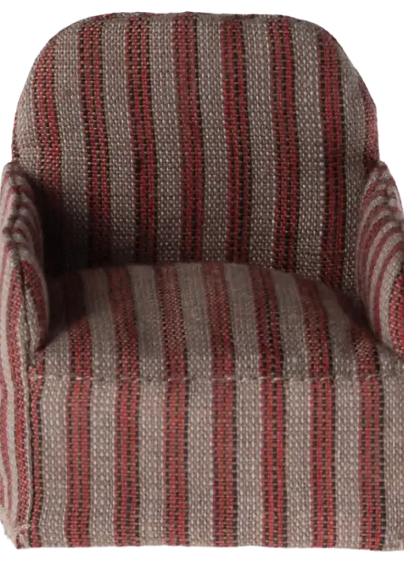Maileg Maileg - Chair, Mouse - Stripe - 11-4413-01