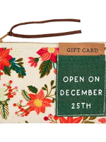 Mud Pie Poinsettia Gift Pouch