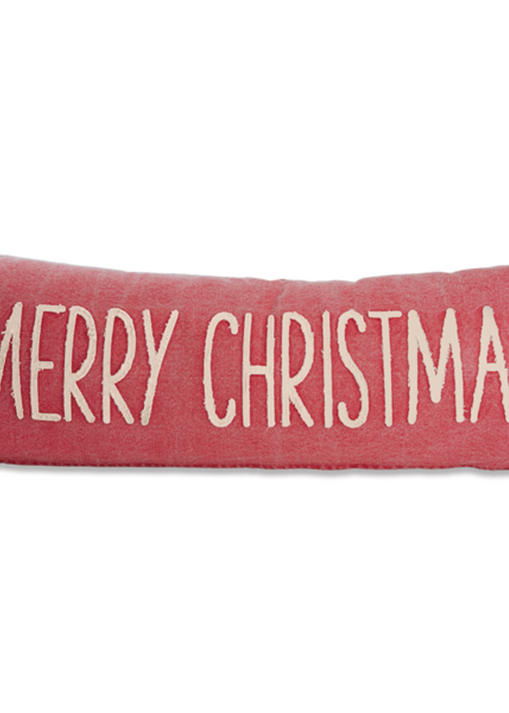 Mud Pie Merry Christmas Washed Canvas Pillow