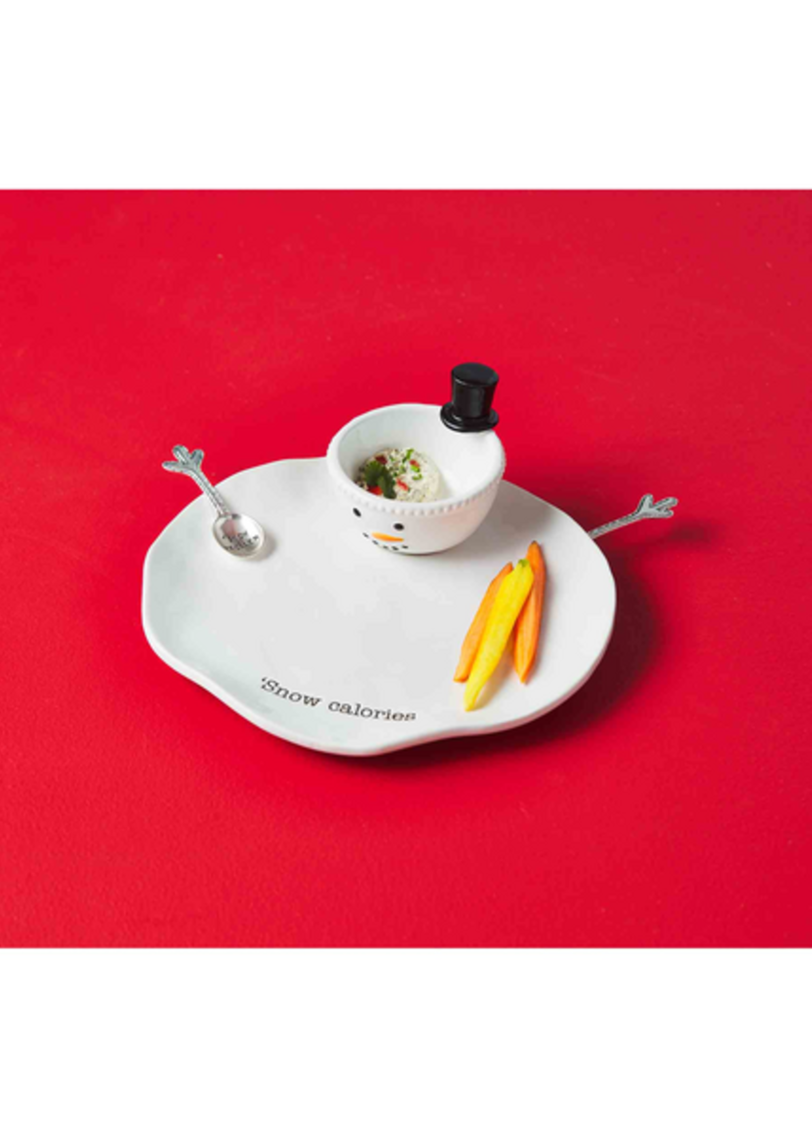 Mud Pie Melted Snowman Chip & Dip Server