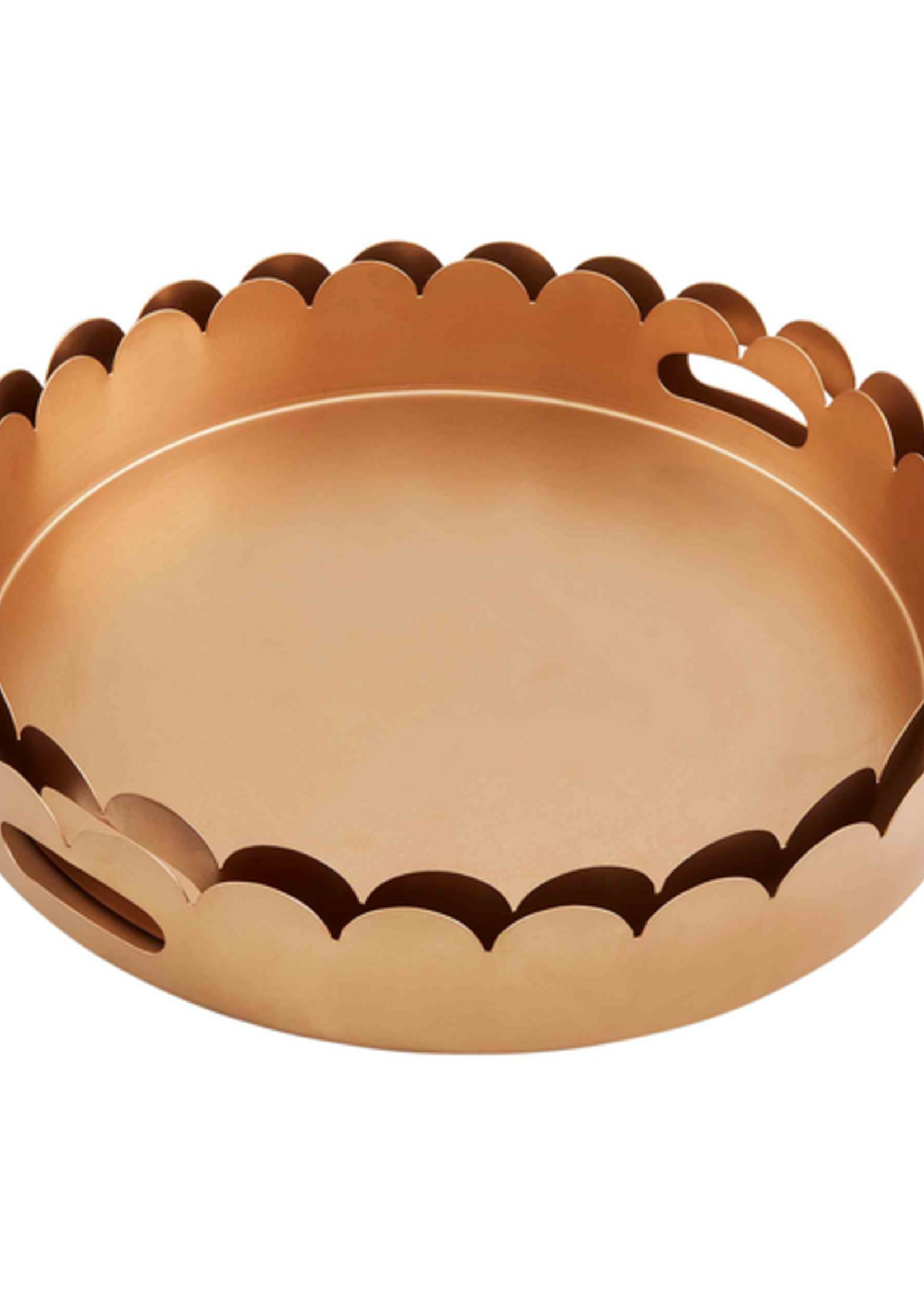 Mud Pie Gold Scallop Tray Set