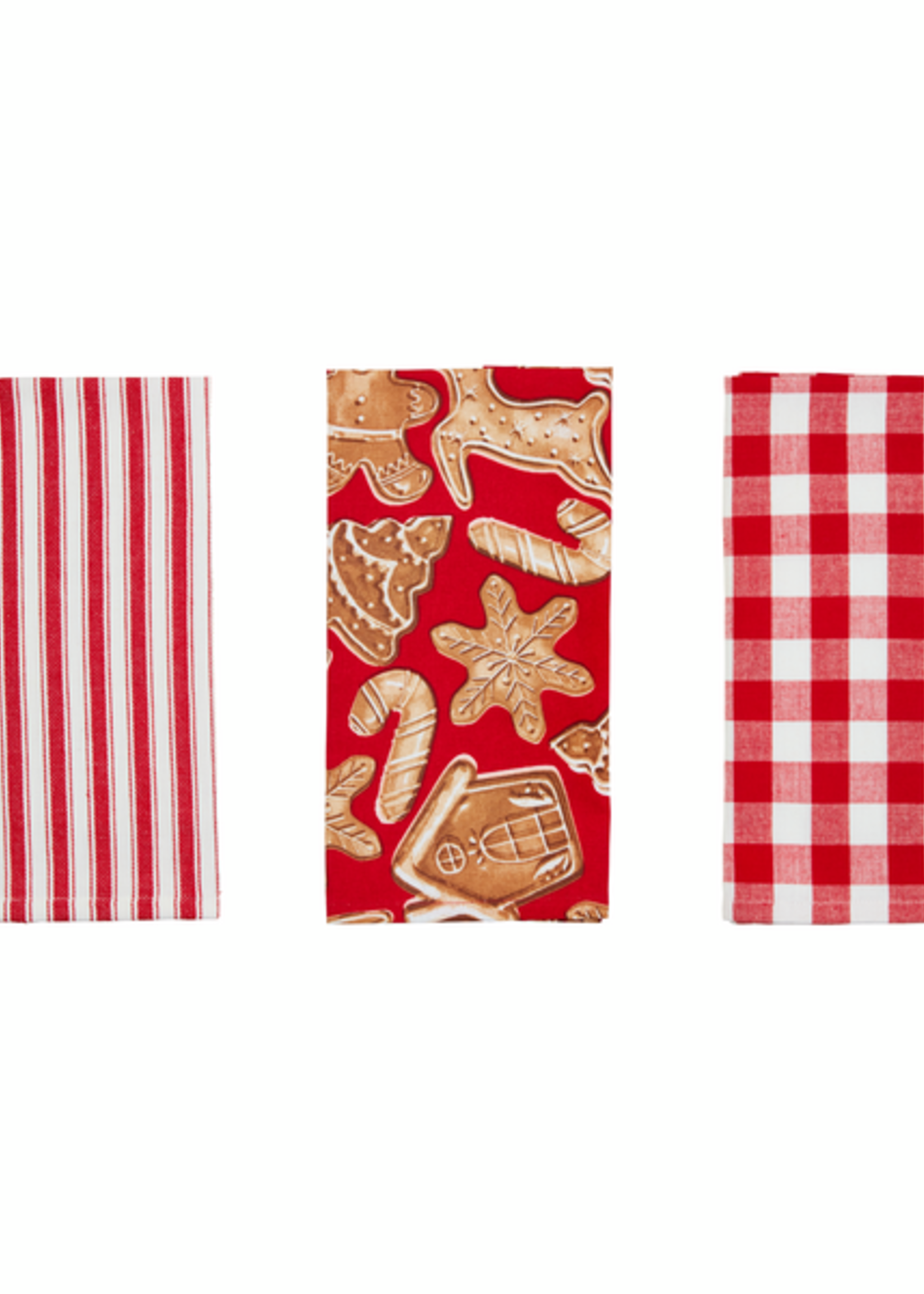 Mud Pie Cookie Xmas House Towel Set