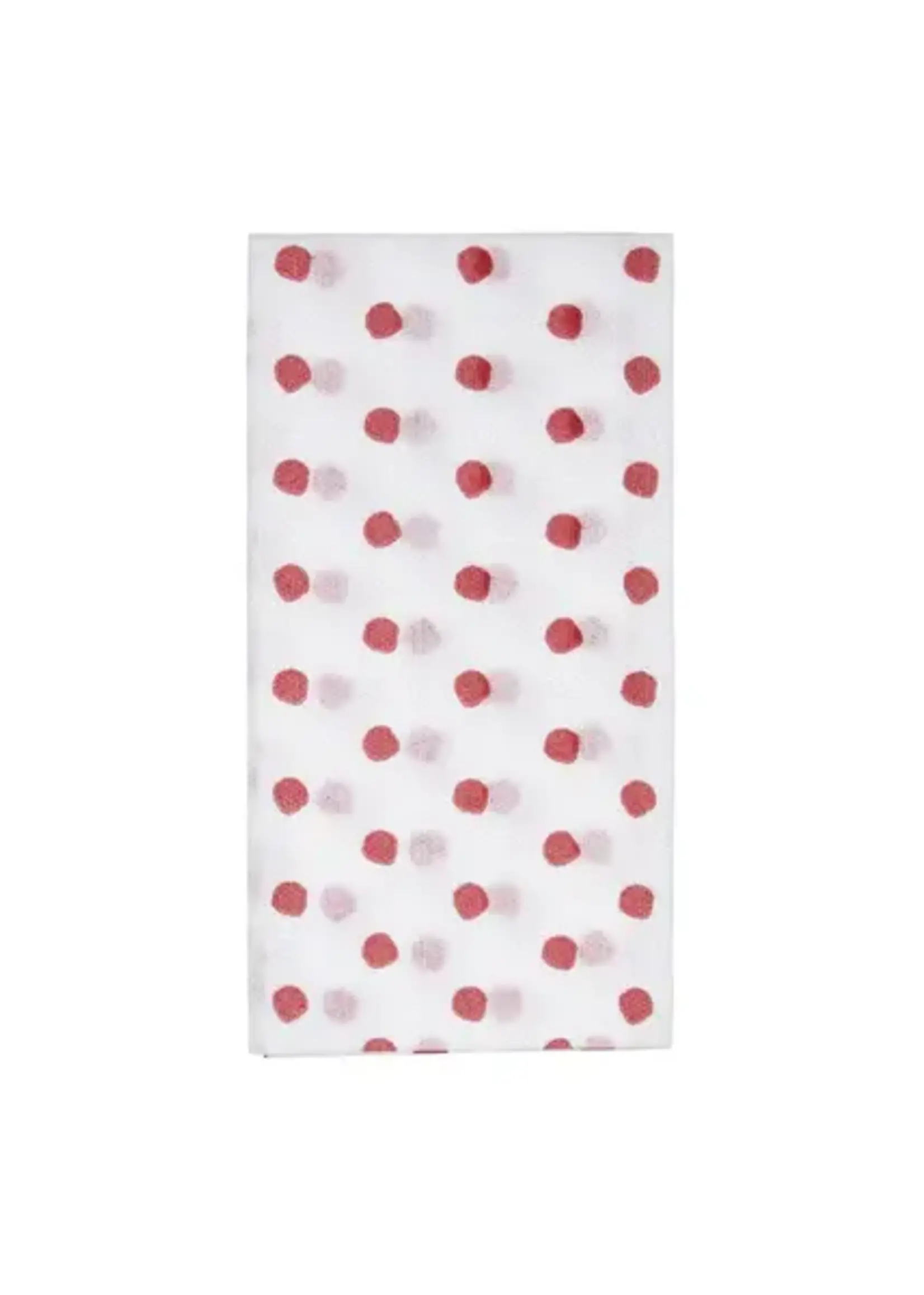 Vietri Vietri - Papersoft Napkins Dot Red Guest Towels (Pack of 20) - PPS-6052RD-20