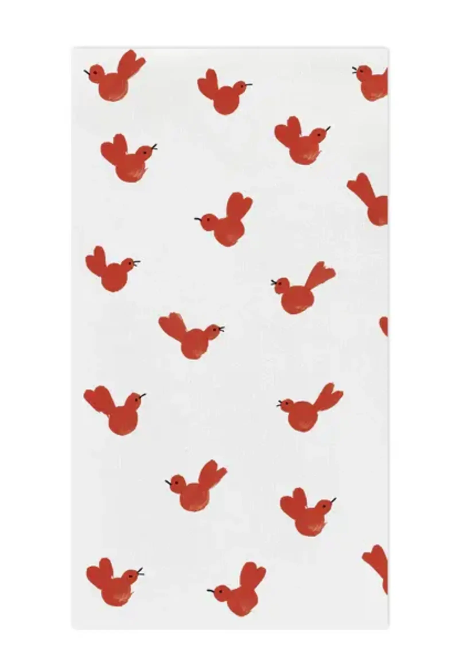 Vietri Vietri - Papersoft Napkins Red Bird Guest Towels (Pack of 20) - PPS-6052RB-20