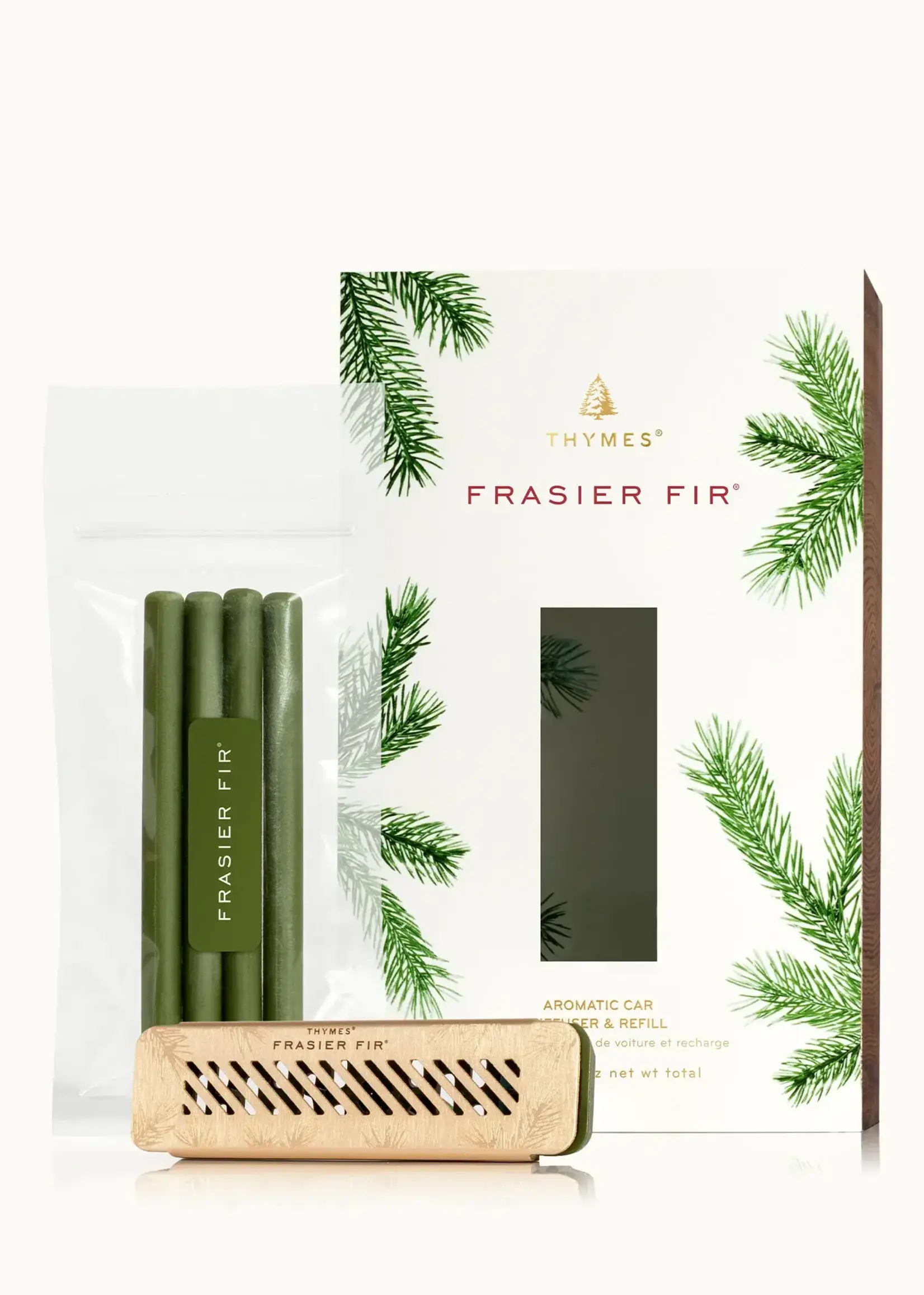 Thymes Thymes - Frasier Fir Car Diffuser Kit