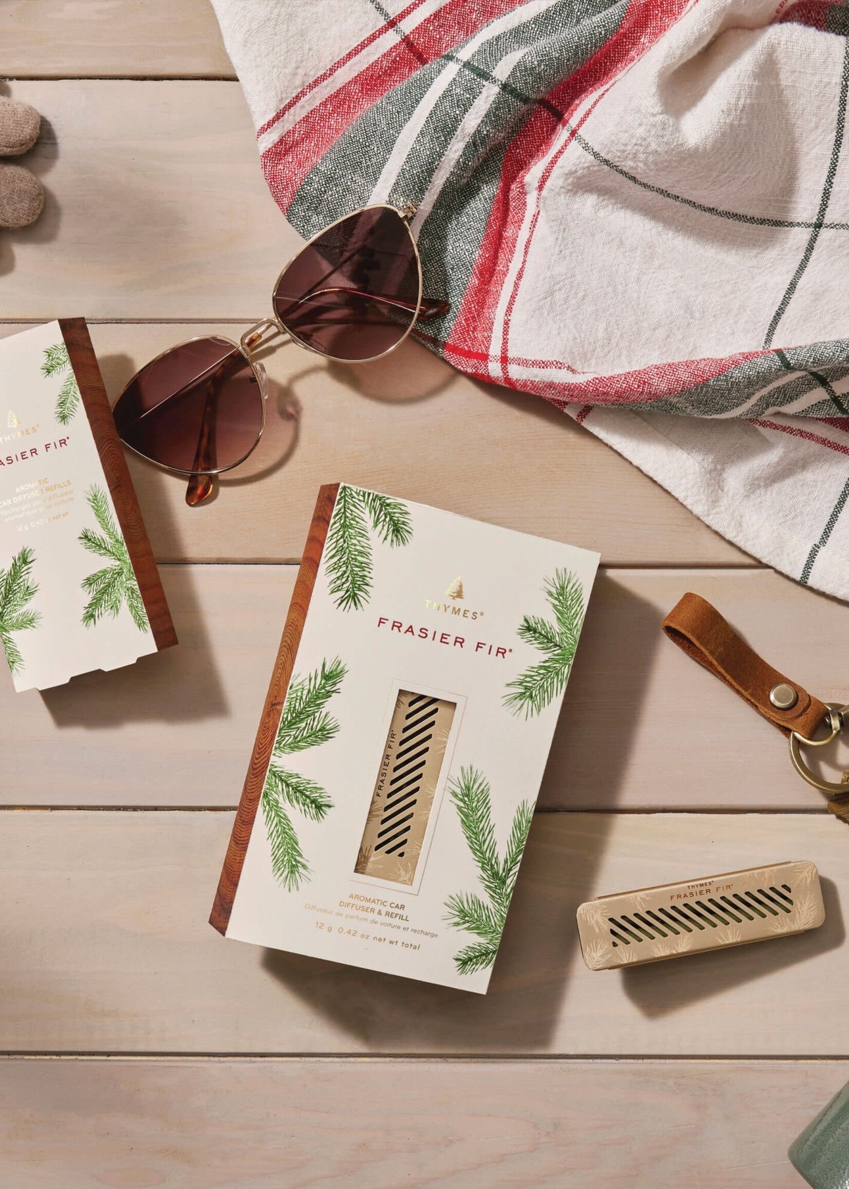 Thymes Thymes - Frasier Fir Car Diffuser Kit