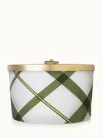 Thymes Thymes -Frasier Fir Frosted Plaid 3-Wick Candle 18oz