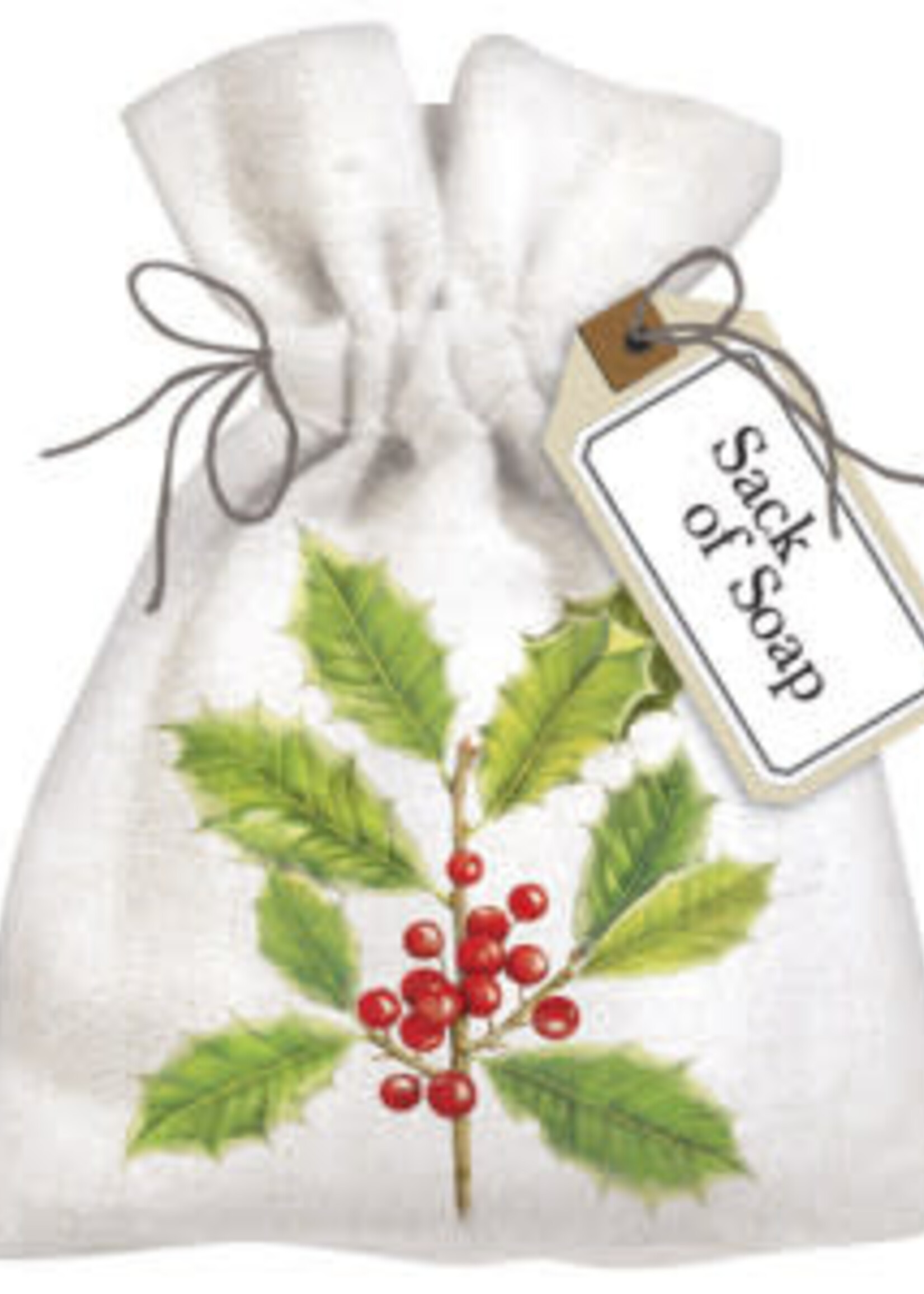 Mary Lake-Thompson Holly Branch Sack Of Soap