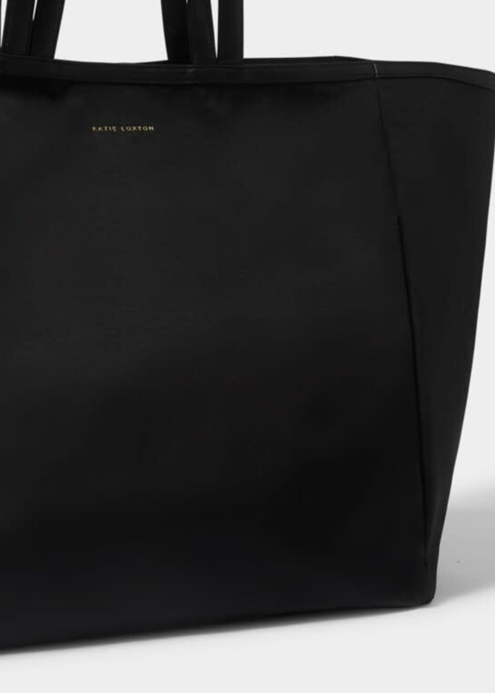 Katie Loxton Nylon-Luxe Oversized Tote Bag Black
