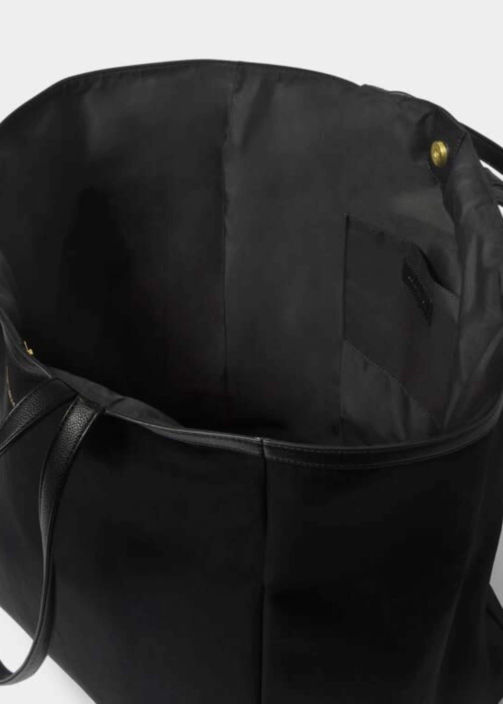 Katie Loxton Nylon-Luxe Oversized Tote Bag Black